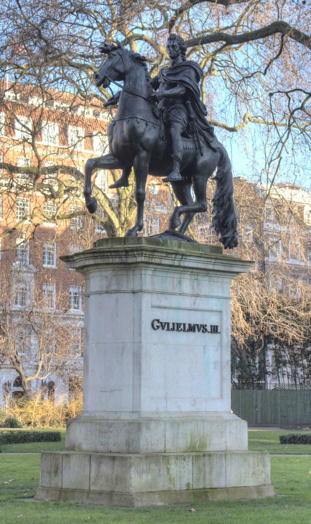 The Equestrian Statue of William III in St. James's Square, London
