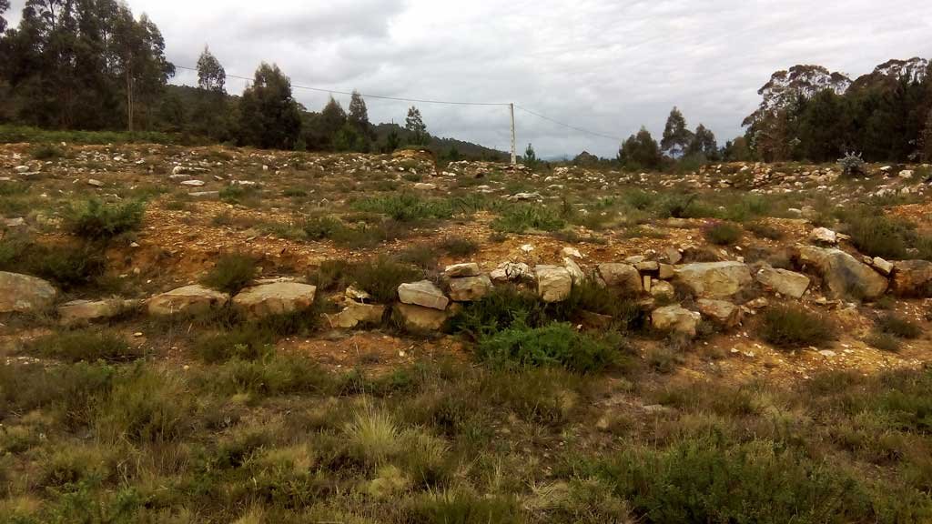 Ancient stone circle in Galicia, Spain: The Iberian Peninsula's unique