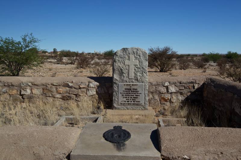 The Modest Stone Marker of Warmbad, Namibia: The Grave of Edward Boyer Cook
