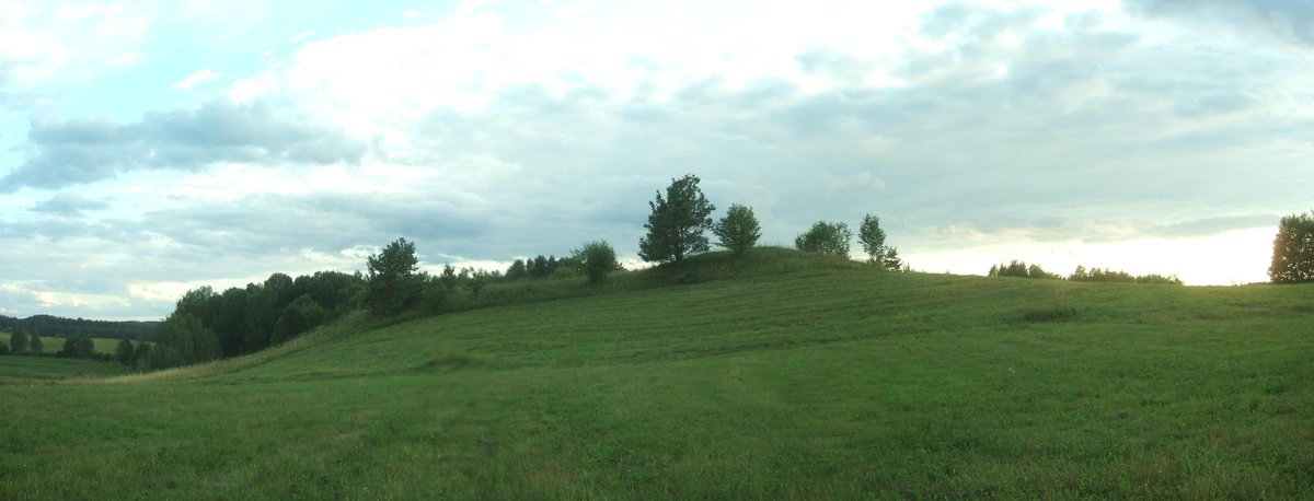 The stone wall and buried hill at Salako