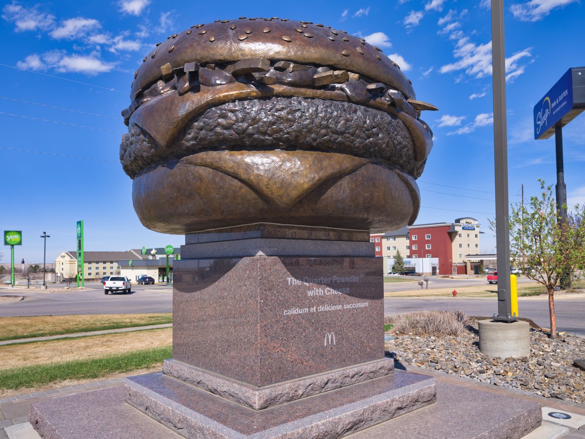 Enormous, 23,000-Pound Quarter Pounder Monument Debuts