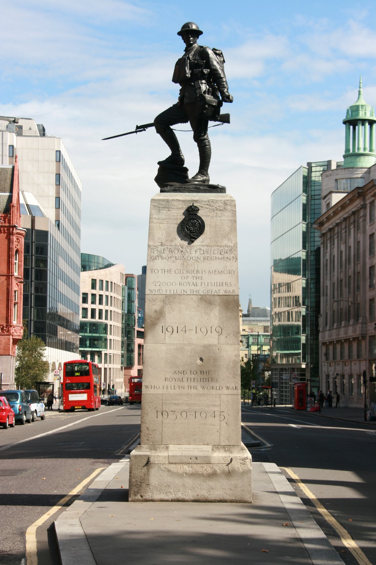 Eternal Vigil: The Royal Fusiliers War Memorial in Holborn
