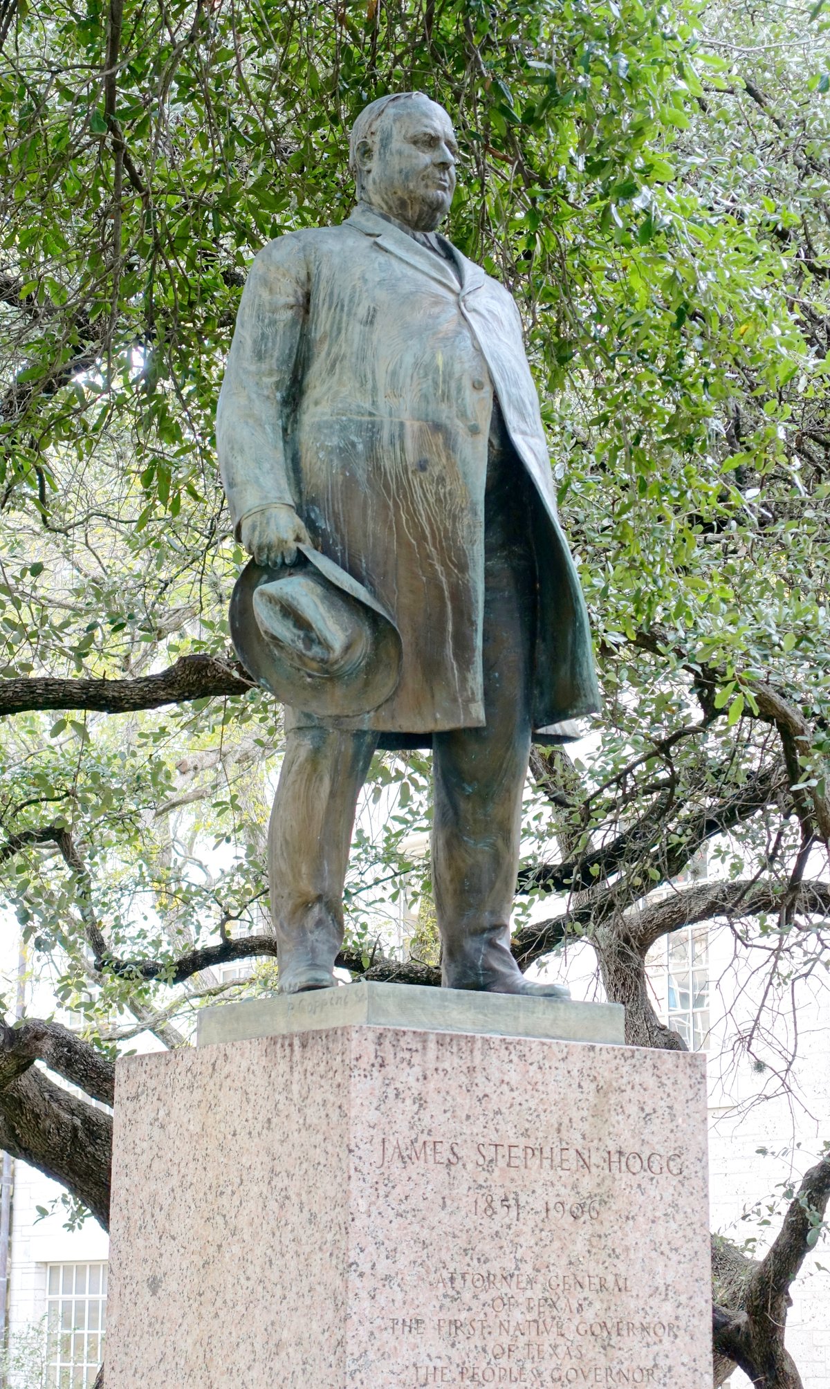 Jim Hogg, the Bronze Lummox, Austin's Inept Dance Partner