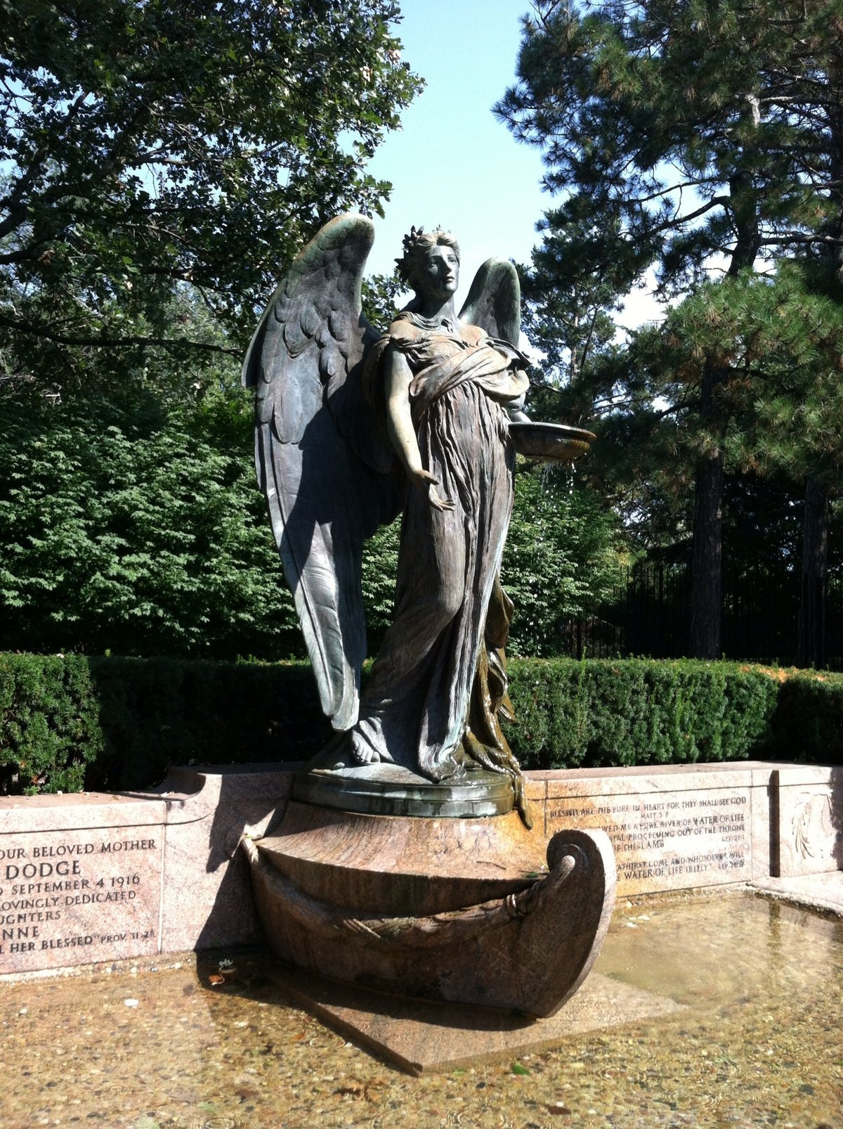 The Bemusing Black Angel: A Peaceful Sentinel with a Hidden Past