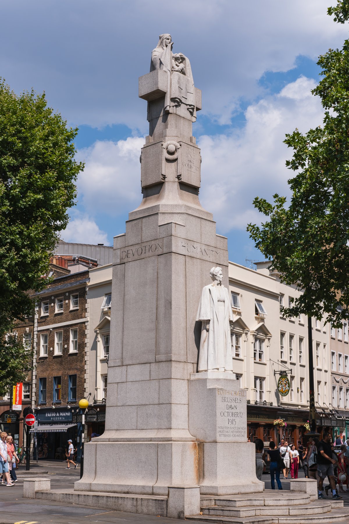 A testament to courage: The Edith Cavell Memorial