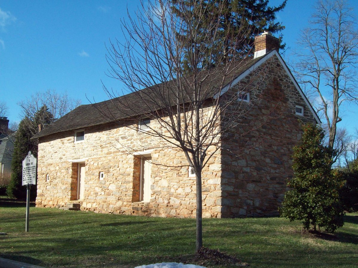 The stone walls of Fort Garrison