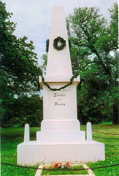 The monument that says 'loyalty