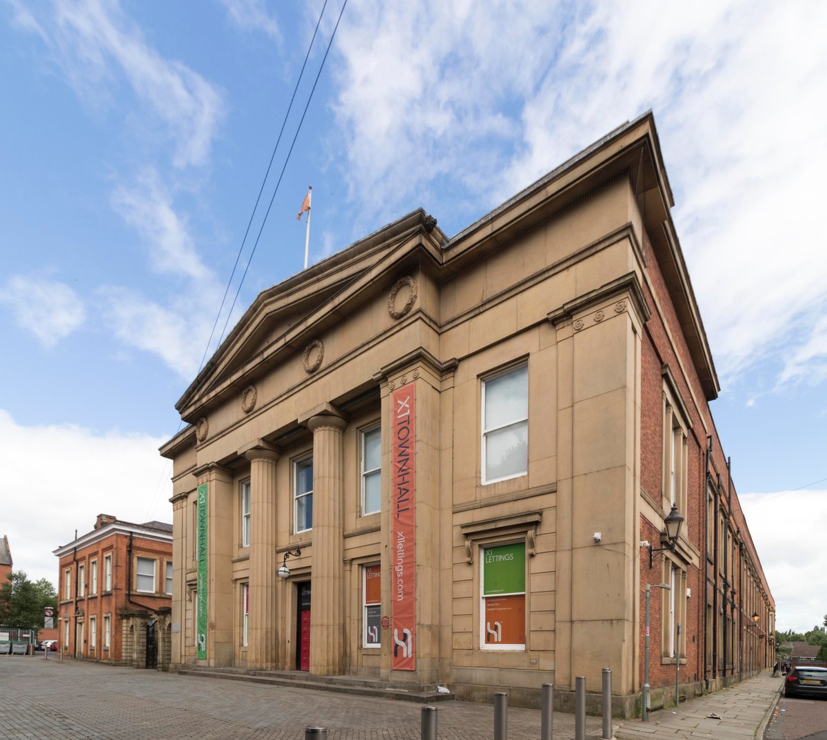 Battle of Bexley Square: Salford Town Hall