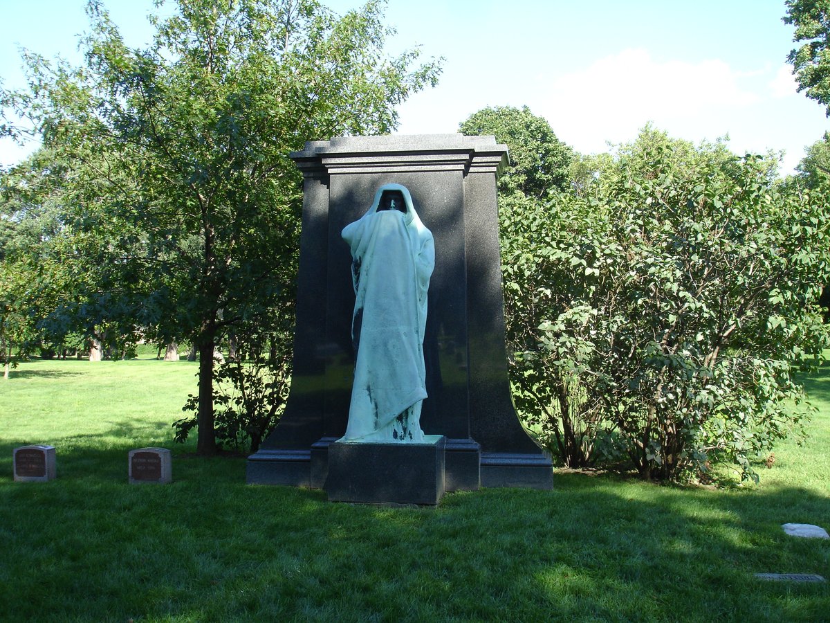 Three Ghastly Statues of Chicago's Graceland Cemetery
