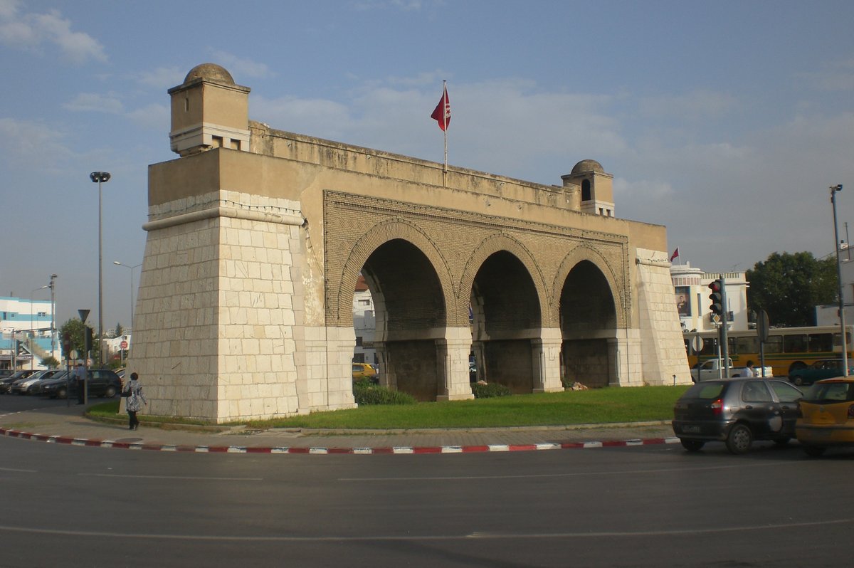 The three-arched gate of Bab Saadoun